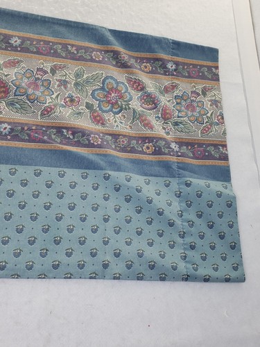 2 fundas de almohada vintage Westpoint Stevens King azul jacobeo floral rosa hechas en EE. UU. - Imagen 8 de 12
