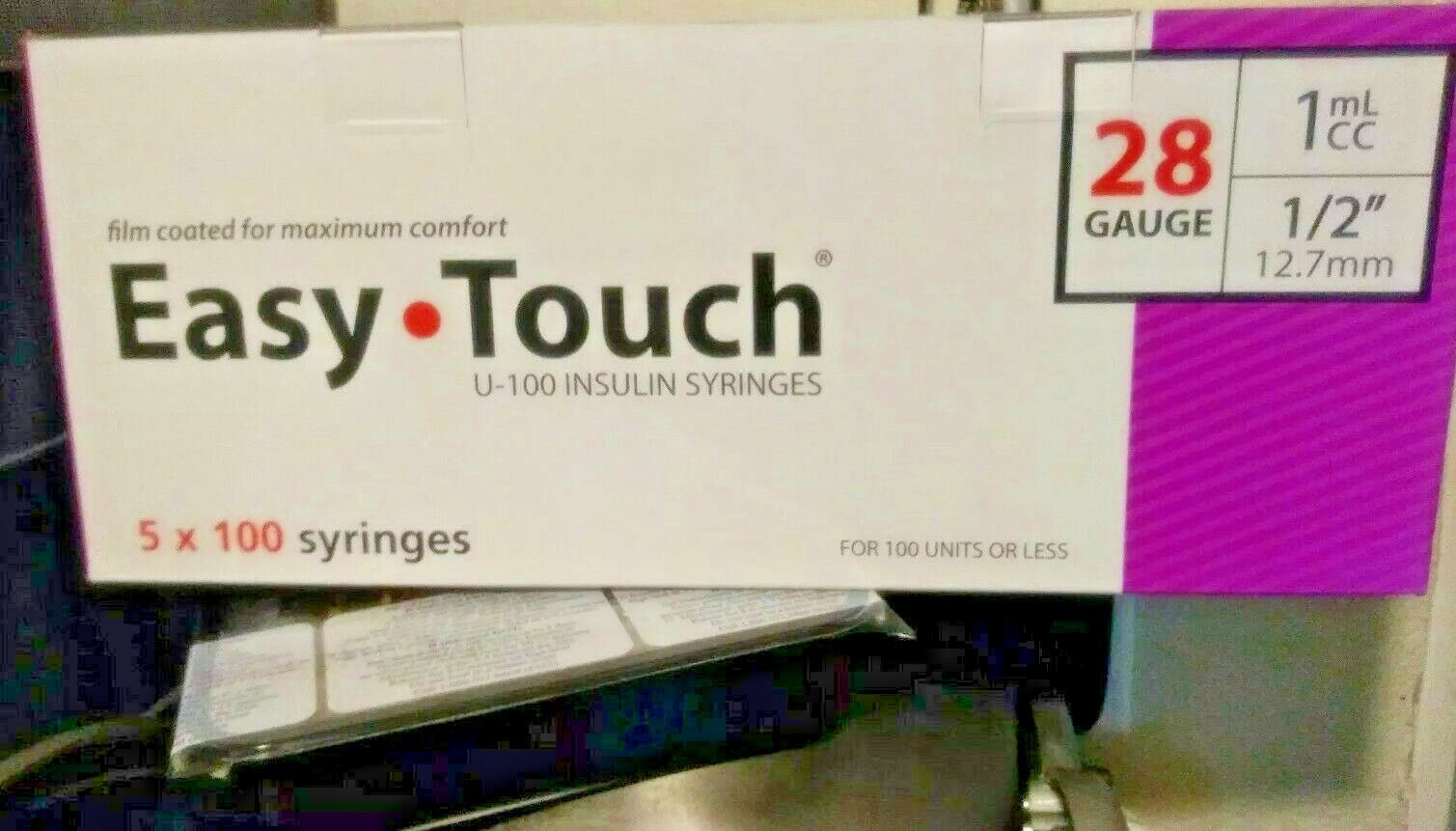 Sure Comfort Syringe 30 Gauge 1cc 1 2 100ct For Sale Online Ebay