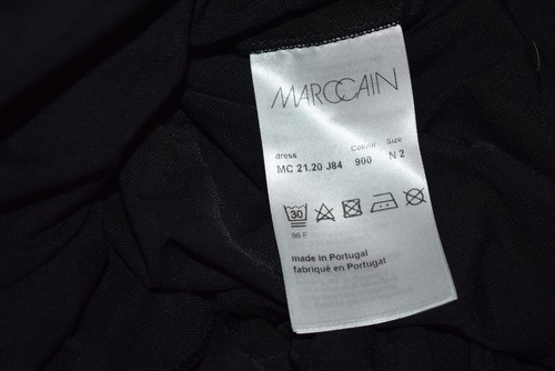 MARC CAIN Jersey Kleid N2 (36) Midi 239€ schwarz wNeu Etuikleid - Bild 9 von 14