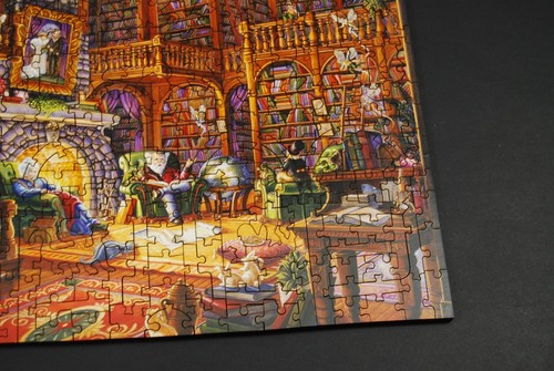 Puzzle artefaktowe 364 szt. Drewno Puzzle Randal Spangler Przy kominku Bajki Kompletne - Zdjęcie 5 z 14