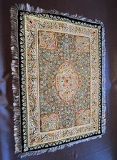 Royal Zardozi Jewel Wall Art W/Precious Stones Hand Made 45&rdquo; Mosaic Tapestry