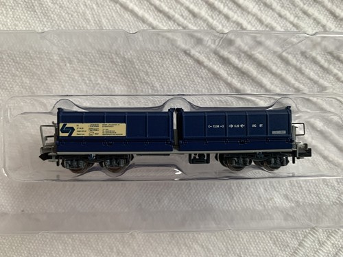 Liliput L265583 Spur N WLB Wiener Lokalbahn AG Muldenkippwagen blau Epoche 5 - Bild 6 von 7
