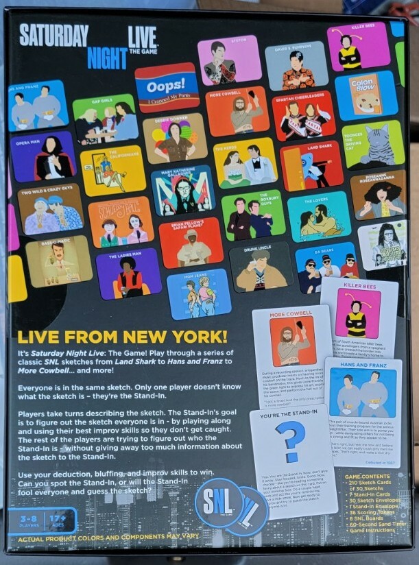 Saturday Night Live SNL The Board Game TV Comedy Buffalo Games Collectible NEW