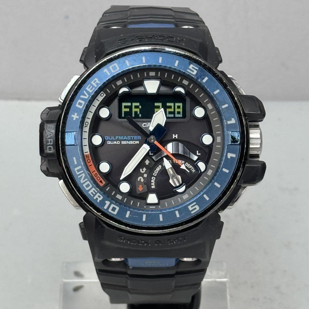 CASIO G-SHOCK Gulfmaster GWN-Q1000A-1AJF Men's Watch Black