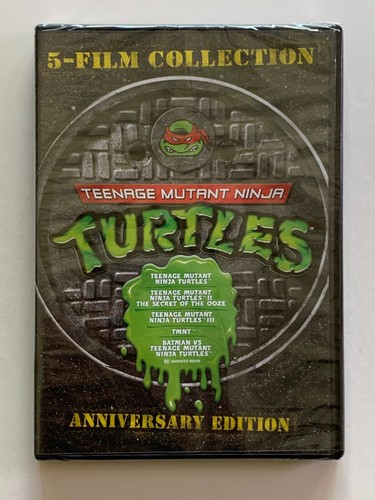 NEW DVD 5 Film Collection Teenage Mutant Ninja Turtles TMNT Anniversary Edition - 第 1/6 張圖片