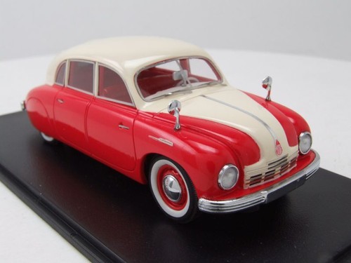 Tatra T600 Tatraplan 1948 Rosso Beige Modellino Auto 1:43 Neo Scale Models - Bild 7 von 9