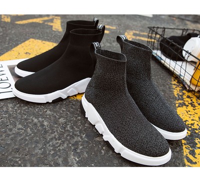 fabric sock trainers ladies