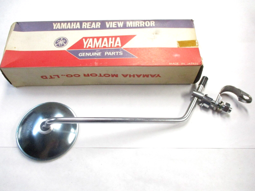 Vintage Yamaha XS1 XS2 TX650 XS650 NOS OEM LH Rear View Mirror # 256-26290-10 - Picture 2 of 6
