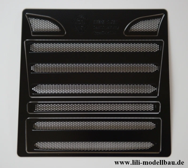 Gitter für den Grill Tamiya LKW Scania 1:14, 2 Varianten, 2 Farben - Bild 4 von 4