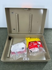 Locking Key Cabinet Wall Mount Storage Cabinet with Combination Lock Steel.