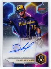 2023 Bowman's Best Autograph Daniel Guilarte Auto Milwaukee Brewers