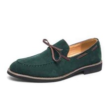 Fashion Men Leather Loafers Soft Flat Leisure Walk Casual Shoes Business Slip On