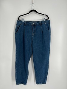Shein Pantalones Vaqueros Para Mujer Talla 2XL Lavado Medio Pierna Recta  Pantalones aumento de alta plisada | eBay