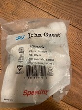 JG John Guest Speedfit 22mm Equal Straight Connector 5 pack PEM0422W