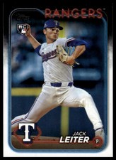 Jack Leiter 2024 Topps Update #US156 RC Texas Rangers