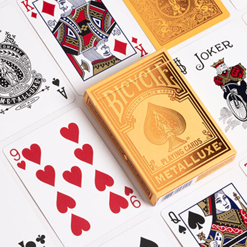 Mazzo di carte Bicycle Metalluxe Orange Playing Cards by US Playing Card Co. - Foto 2 di 3