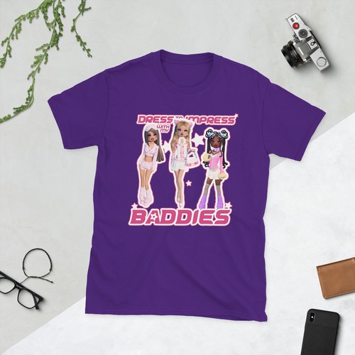 Play Dress To Impress With My Baddies Runway Diva Omg U Ate T-Shirt - Picture 6 of 14