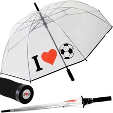 HAPPY RAIN Umbrella Transparent Umbrella Football Golf Umbrella Clear