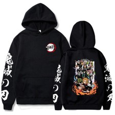 Demon Slayer Anime Jacket Coat Sweatshirts Pullover Hoodie Cosplay Costume