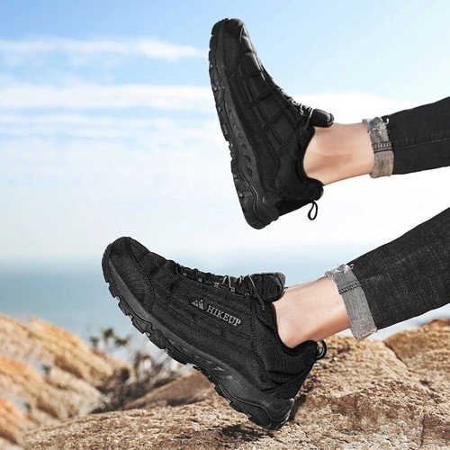 Men's Women Comfortable Trekking Sneakers Waterproof Wear-resistant Hiking Shoes - Picture 15 of 20