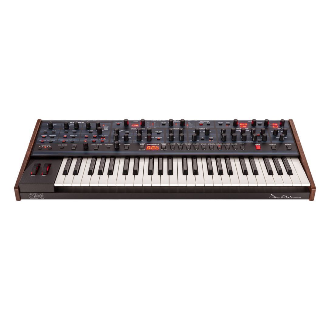 Последовательный OB-6-голосовой полифонический аналоговый синтезатор с 2-полюсным фильтром