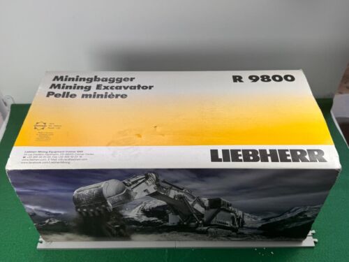 Modelli di camion CONRAD, Liebherr R 9800 escavatore minerario bianco n. 2950/0 - Foto 11 di 14