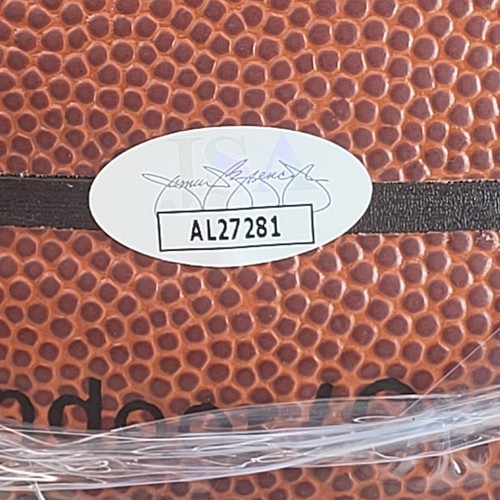 Magic Johnson Signed Spalding NBA Ball COA: JSA Steiner Los Angeles Lakers - Picture 6 of 6
