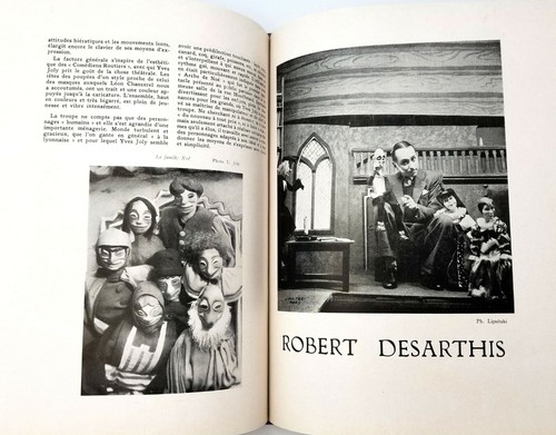 Marionnettes et Marionnettistes de France 1947 Puppets Puppetry Punchinello - Foto 7 di 12