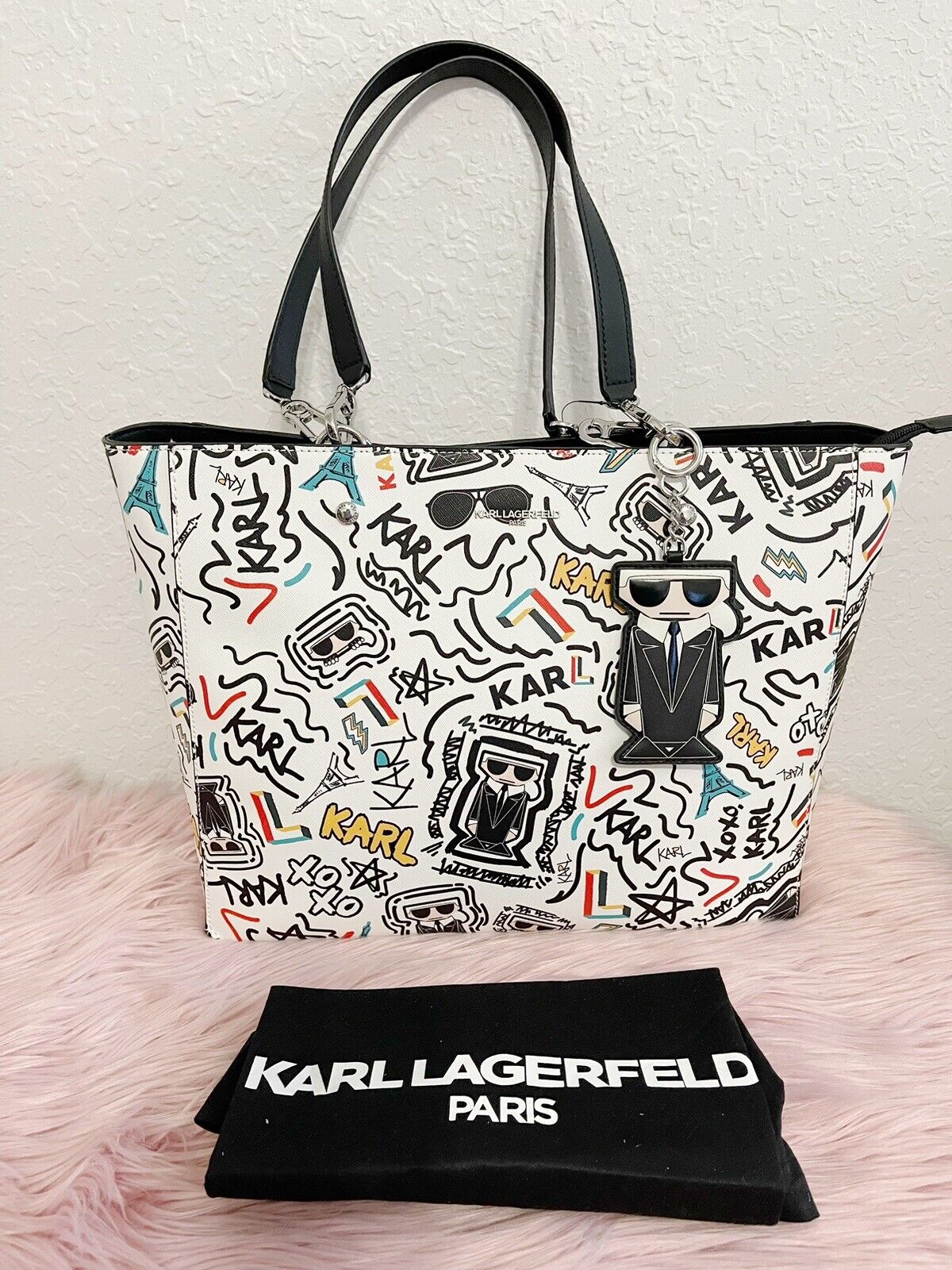 Karl lagerfeld adele tote discount