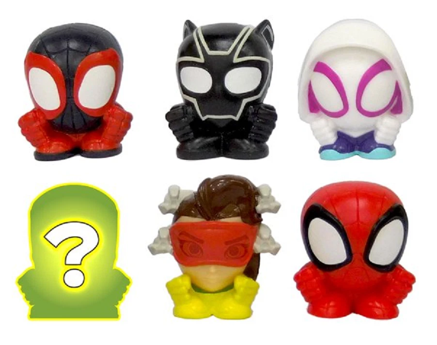 ЛОТ ИЗ 3 ПАУКОВ И УДИВИТЕЛЬНЫХ ДРУЗЕЙ СЕРИИ 1 MASHEMS СЛЕПЫЕ КАПСУЛЫ НОВЫЙ TY2872 - Изображение 2 из 2