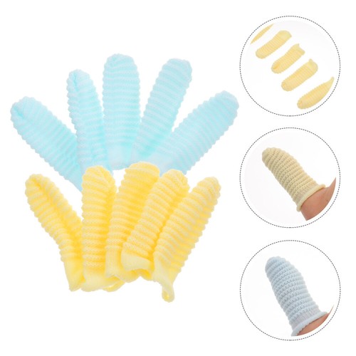10 Pcs Pet Finger Toothbrush Soft Silicone Sleeve for Dogs Cats Teeth Care - Picture 3 of 12