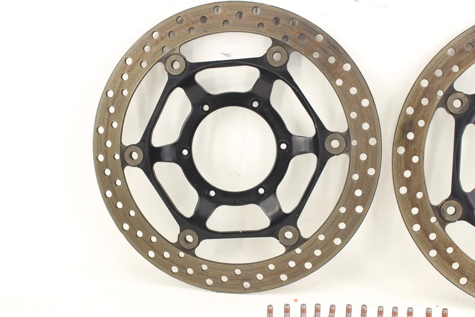 Rotores de freno delanteros izquierdo derecho Honda Cbr1000rr 2008 discos 45120-mfl-003 Foto 3 de 4