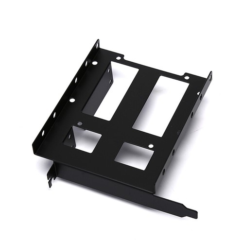 3.5" 2.5" SSD HDD to PCI PCI-e Metal Mount PC Casing Hard Drive Bracket Adap _yi - Afbeelding 4 van 10