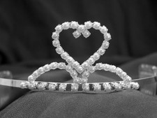 FAUX PEARL BRIDAL TIARA TIARAS FLOWER GIRL C01 SALE  