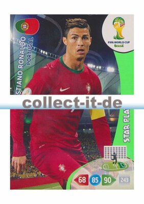 Panini Adrenalyn XL World Cup 2014 - 277 - Cristiano Ronaldo - Star Player