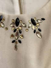 Little Girl  s Party Dress Embellished Sleeveless Size 10 Kids