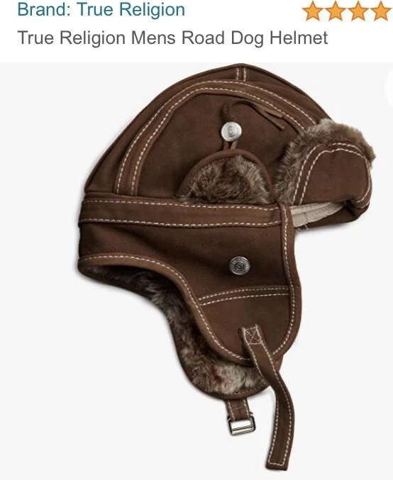 Vintage 2012 True Religion Unisex Road Dog Helmet!!Small/Medium!Brown!Very Rare! - Image 4 of 4