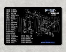 WALTHER ARMS  Bench Mat Gun Cleaning  CHOOSE YOUR STYLE  Gaming Mouse Mat