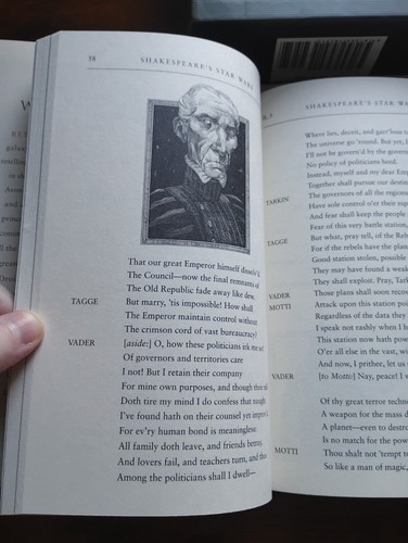 William Shakespeare's STAR WARS TRILOGY Ian Doescher 3 HB Book Set with Sleeve - Foto 14 di 24