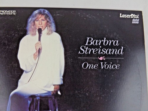Barbra Streisand One Voice Concert Laserdisc 1986 LD Classic Music - Imagen 2 de 4