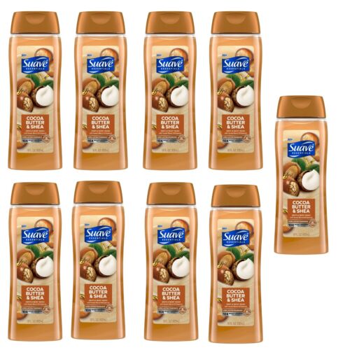 Suave Essentials Gentle Body Wash, Cocoa Butter & Shea, Size 18 oz (9-Pack) - Picture 9 of 24
