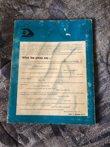 HONDA OWNERS WORKSHOP MANUAL VINTAGE GUIDE 125 160 175 & 200 TWINS HAYNES 067 - Picture 2 of 6