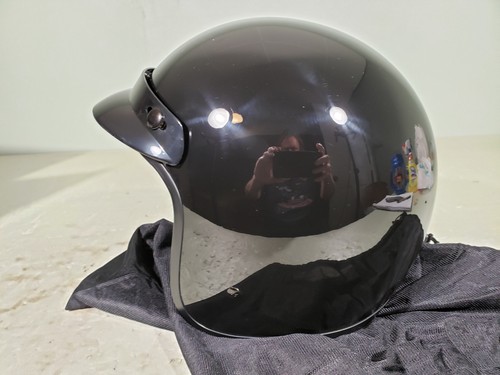 Black Brand Helmet Cheater .75 XLarge Gloss black BB1055 - Picture 4 of 8