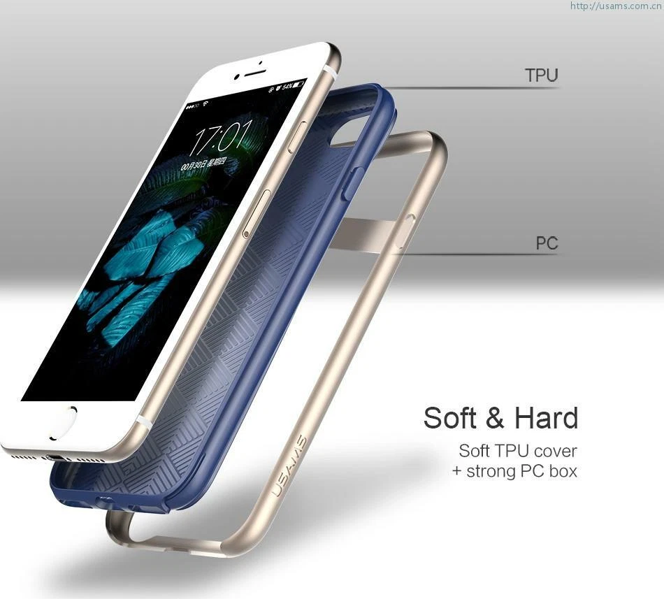 Capa USAMS Knight Series para iPhone 8/7 e 8+/7+ - Imagem 3 de 4