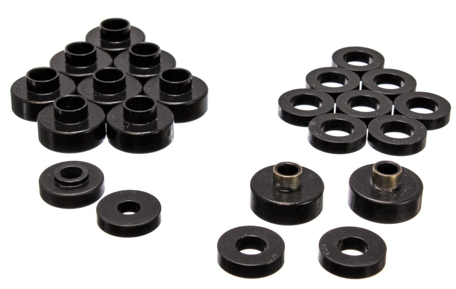 Energy Suspension 2.4103G Body Mount Bushing Kit Black for 76-79 Jeep CJ5 / CJ7