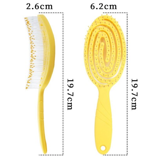 Elastic Massage Combs - Relaxing Portable Hair Brush Scalp Wet Wavy Head Brushes - Picture 13 of 20