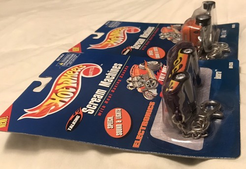 2 HOT WHEELS SCREAM MACHINES DEORA &  Way 2 Fast TALKING KEYCHAIN RACING SOUND - Bild 6 von 7