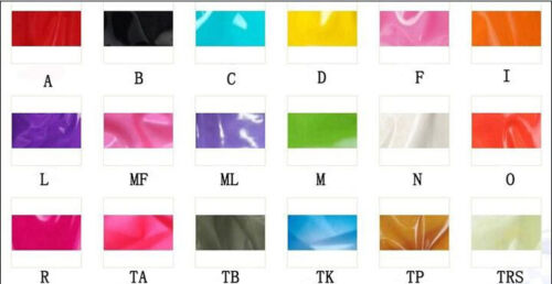 Damen Latex Gummi Oberteile Kurzarm Frontreißverschluss T-Shirts 0,4 mm - Bild 3 von 4