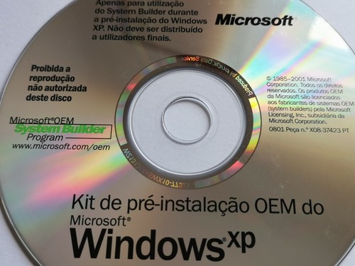 Microsoft XP OEM Pre Installation KIT Portuguese X08-37423 PT - 第 1/2 張圖片