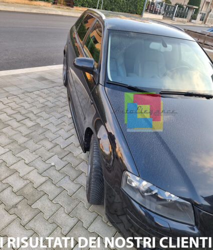MINIGONNE LATERALI + FLAPS SOTTO AUDI A3 8P SPORTBACK 2004-2012 ABS / PLASTIC .. - Foto 6 di 8